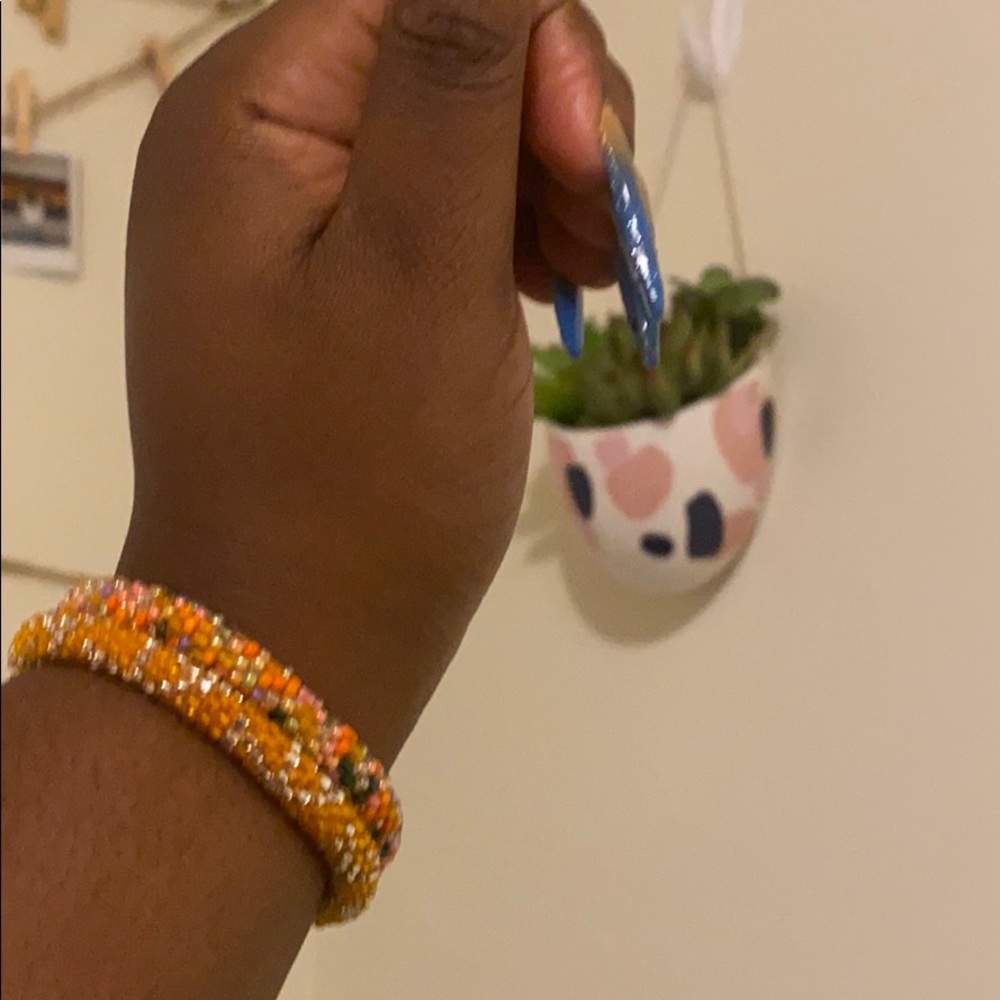 Lily and Laura bracelet orange